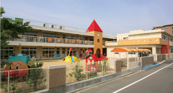 姉妹幼稚園や提携施設のイメージ